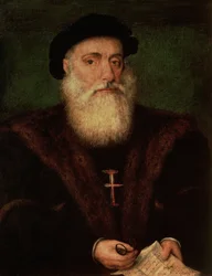 Porträt vermutlich von Vasco da Gama (1469-1524)